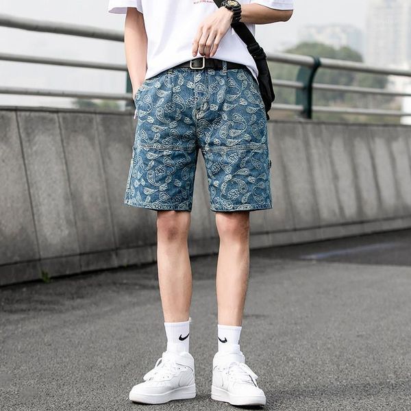 men's shorts erenejian fashion floral short jeans hi street loose fit hip hop denim for male flower printed plus size 28-42, White;black
men's shorts erenejian fashion floral short jeans hi street loose fit hip hop denim for male flower printed plus size 28-42, White;black