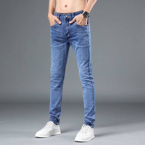 autumn jeans men's trend summer thin casual slim fit long pants summer clothes, Blue
autumn jeans men's trend summer thin casual slim fit long pants summer clothes, Blue