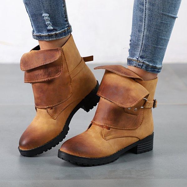 boots ankle round toe fashion basic women pu rivet solid low square heel hook loop casual winter shoes plus size, Black
boots ankle round toe fashion basic women pu rivet solid low square heel hook loop casual winter shoes plus size, Black