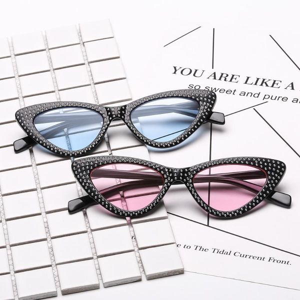 sunglasses fashion diamond cat eye triangle ladies small size modern retro designer women sun glasses for, White;black
sunglasses fashion diamond cat eye triangle ladies small size modern retro designer women sun glasses for, White;black