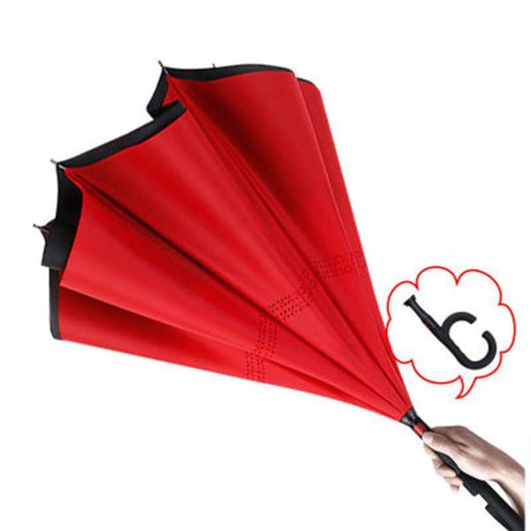 automatic hands-creatives umbrella long handle double-layer reverse umbrella for bicycle car b2cshop
automatic hands-creatives umbrella long handle double-layer reverse umbrella for bicycle car b2cshop