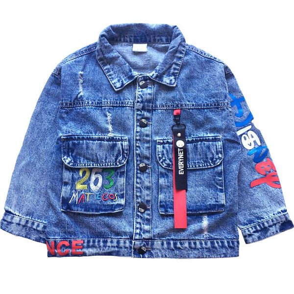 Boys Denim Jacket 2020 Autumn Winter fashion Jackets For Boys Coat Kids Outerwear Coats For Boys Clothes Children Jacket 4-9Year, As shown
Boys Denim Jacket 2020 Autumn Winter fashion Jackets For Boys Coat Kids Outerwear Coats For Boys Clothes Children Jacket 4-9Year, As shown