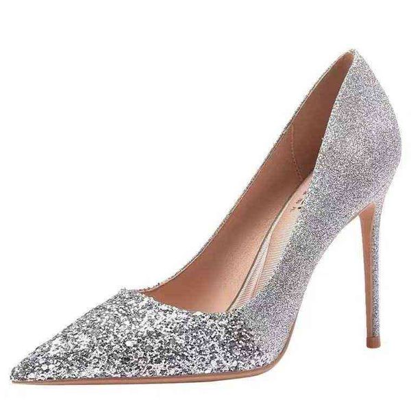 women's formal shoes high heel's 2021 spring thin heel pointed sier sequin wedding bride's shoes single autumn, Black
women's formal shoes high heel's 2021 spring thin heel pointed sier sequin wedding bride's shoes single autumn, Black
