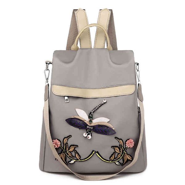 handbag 2021 multifunctional oxford embroidered dragoy waterproof and anti-theft backpack women's dual-purpose schoolbag fashion travel, Black;red
handbag 2021 multifunctional oxford embroidered dragoy waterproof and anti-theft backpack women's dual-purpose schoolbag fashion travel, Black;red