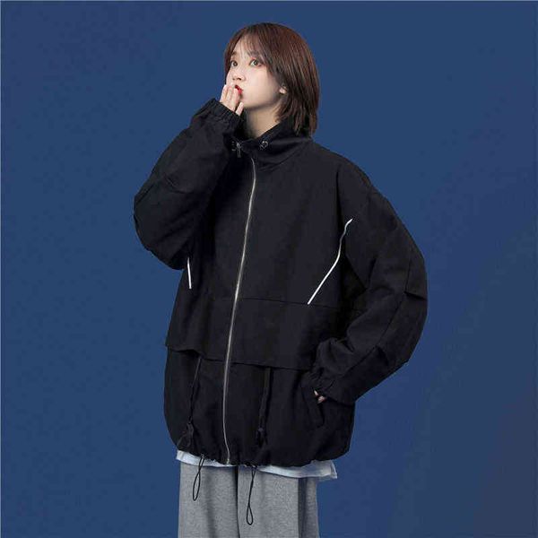 jk2059 / p75 autumn casual men's stand collar jacket korean student large loose coat wear, Black;brown
jk2059 / p75 autumn casual men's stand collar jacket korean student large loose coat wear, Black;brown