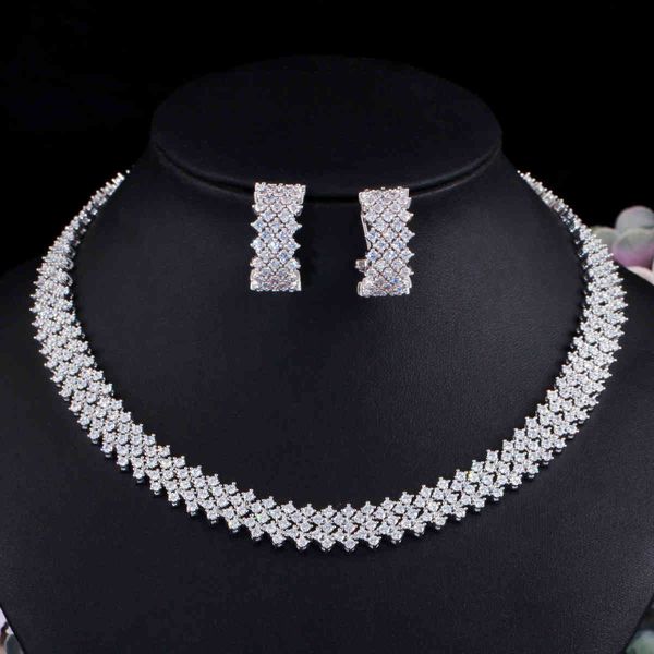 korean fashion bride full diamond earrings necklace aaa zircon wedding banquet set chain, Black
korean fashion bride full diamond earrings necklace aaa zircon wedding banquet set chain, Black