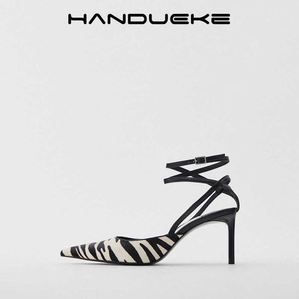 pointed shallow mouth stiletto women's shoes zebra pattern slingback cow leather fashion heel professional shoes 210624, Black
pointed shallow mouth stiletto women's shoes zebra pattern slingback cow leather fashion heel professional shoes 210624, Black