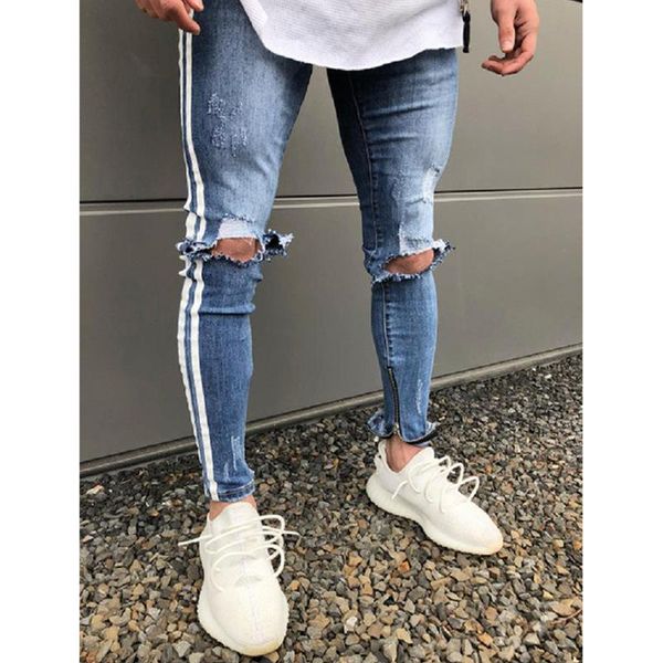 men's jeans 2021 men fashion stacked skinny ripped male cool patchwork denim trousers hip hop athletic-fit boyfriend streetwear pants, Blue
men's jeans 2021 men fashion stacked skinny ripped male cool patchwork denim trousers hip hop athletic-fit boyfriend streetwear pants, Blue