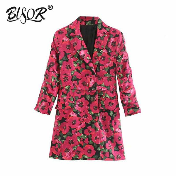 2021 new women's vogue floral print suits style mini women notched collar with belt party es autumn casual vestidos mujer 9qjz, Black;gray
2021 new women's vogue floral print suits style mini women notched collar with belt party es autumn casual vestidos mujer 9qjz, Black;gray