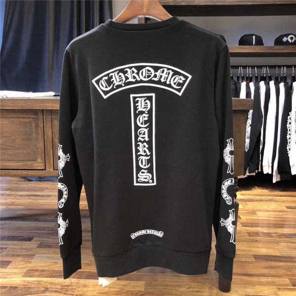 cross chcroxin chao brand horseshoe ch t shorts sanskrit round neck men's and women's sweater coats qmkb, Black;white
cross chcroxin chao brand horseshoe ch t shorts sanskrit round neck men's and women's sweater coats qmkb, Black;white