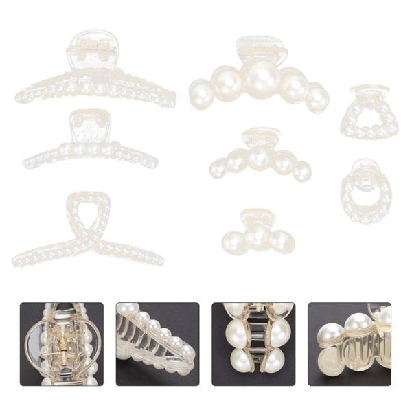 hair clips & barrettes 8pcs pearl claw large size small hairpins delicate for madam lady girl women, Golden;silver
hair clips & barrettes 8pcs pearl claw large size small hairpins delicate for madam lady girl women, Golden;silver