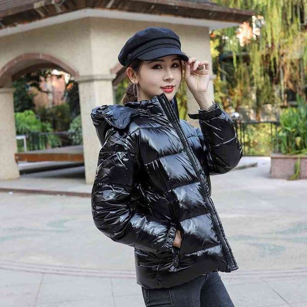 women's down jacket 2020 winter fashion star same style mengkou ba bright face slim fit thickened warm short coat, Black
women's down jacket 2020 winter fashion star same style mengkou ba bright face slim fit thickened warm short coat, Black