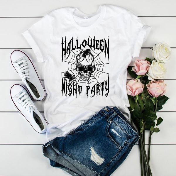 women printed womens night party skull fall autumn t happy halloween graphic tee shirt ladies tshirt female t-shirt, White
women printed womens night party skull fall autumn t happy halloween graphic tee shirt ladies tshirt female t-shirt, White