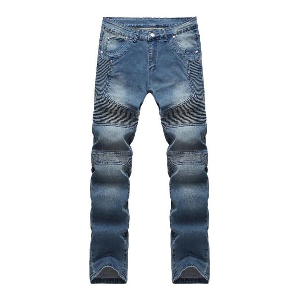 men's jeans wimilous supply locomotive fold elastic foot pants trend, Blue
men's jeans wimilous supply locomotive fold elastic foot pants trend, Blue