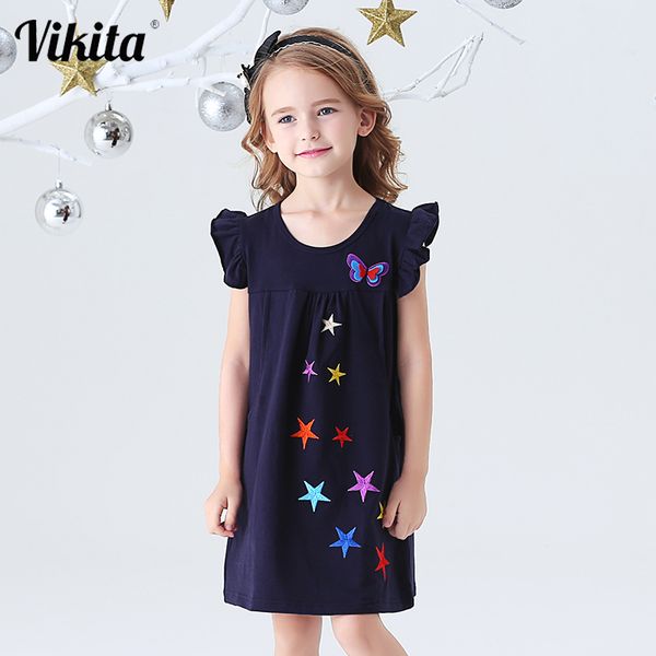 vikita girls butterfly dress kids cotton dress with flare sleeve kids summer dresses for girls children embroidery vestidos 210303, Red;yellow
vikita girls butterfly dress kids cotton dress with flare sleeve kids summer dresses for girls children embroidery vestidos 210303, Red;yellow