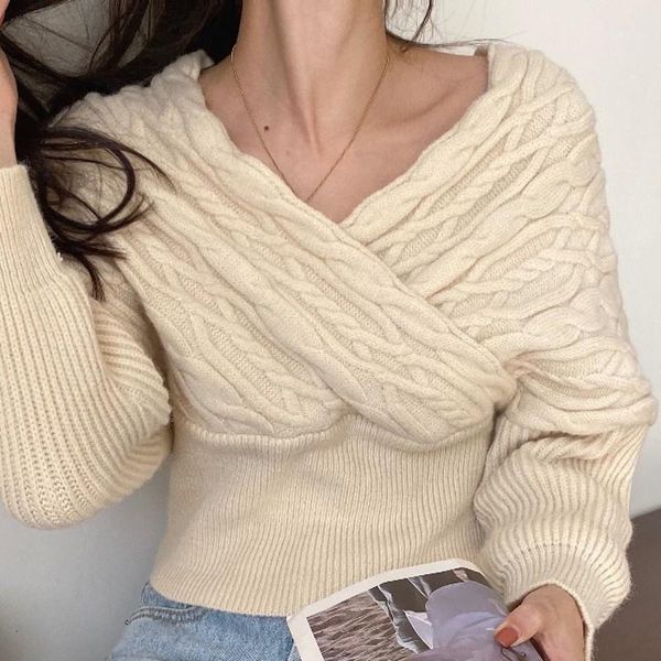 pullover women knitted sweater short pull female lady jumpers sw037 women's sweaters, White;black
pullover women knitted sweater short pull female lady jumpers sw037 women's sweaters, White;black