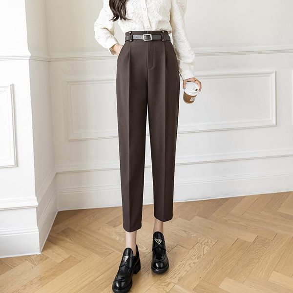 women's pants & capris woolen harem autumn winter 2021 vintage high-waisted straight nine-point suit casual foot trousers 806g, Black;white
women's pants & capris woolen harem autumn winter 2021 vintage high-waisted straight nine-point suit casual foot trousers 806g, Black;white