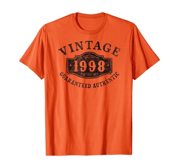 21 years old 1998 authentic 21st b-day birthday gift shirt, White;black
21 years old 1998 authentic 21st b-day birthday gift shirt, White;black