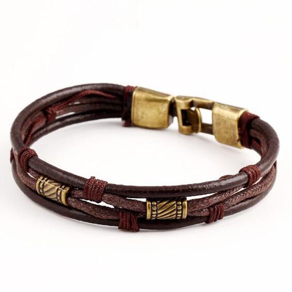 charm bracelets genuine leather women man casual/sporty multi-layer alloy hook link chain christmas holiday bracelet b18242, Golden;silver
charm bracelets genuine leather women man casual/sporty multi-layer alloy hook link chain christmas holiday bracelet b18242, Golden;silver