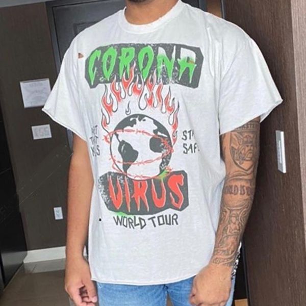 gallery dept. corona tour tee mens casual t-shirts vintage distressed t shirts men women harajuku hip hop streetwear, White;black
gallery dept. corona tour tee mens casual t-shirts vintage distressed t shirts men women harajuku hip hop streetwear, White;black