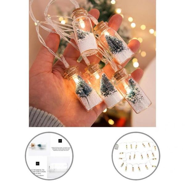 party decoration eye-catching christmas string lamp romantic lovely practical wishing bottle xmas tree holiday light
party decoration eye-catching christmas string lamp romantic lovely practical wishing bottle xmas tree holiday light