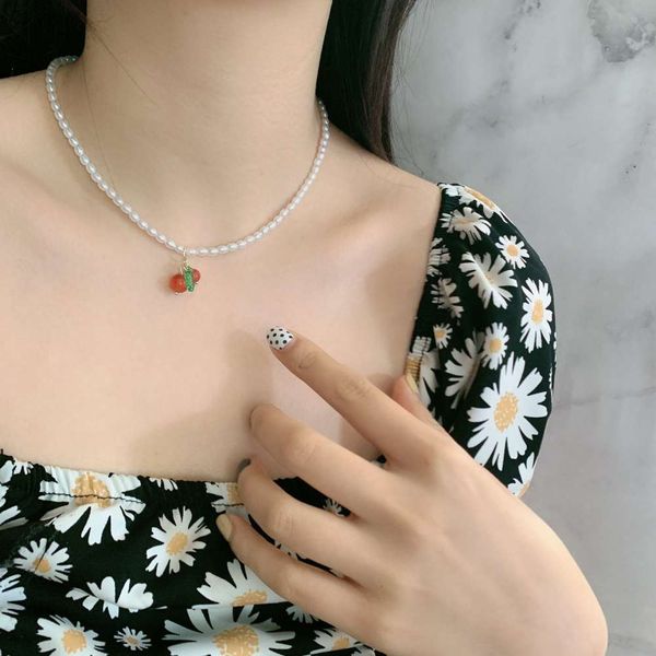 hbp korean ins small crowd fresh sweet cherry pendant mori simple full diamond design fashion clavicle chain girl, Silver
hbp korean ins small crowd fresh sweet cherry pendant mori simple full diamond design fashion clavicle chain girl, Silver