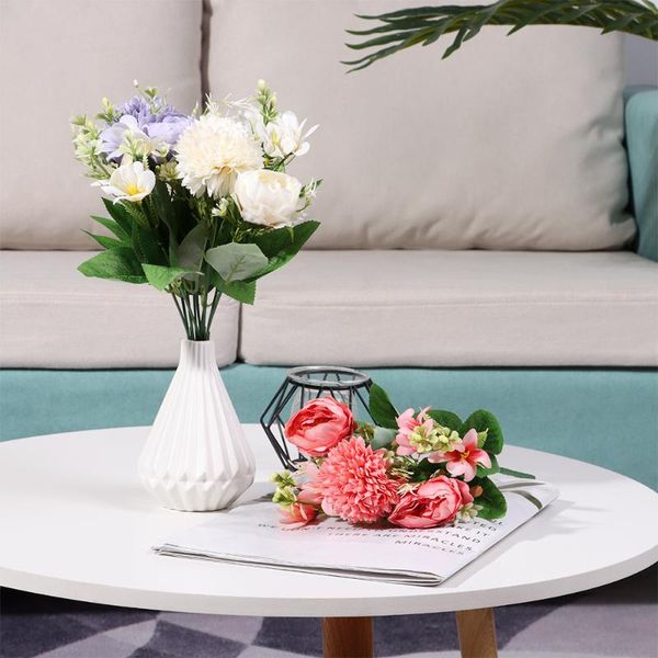 decorative flowers & wreaths 1bunch artificial peony blooming silk hydrangeas diy crafts bouquet fake home wedding decoration
decorative flowers & wreaths 1bunch artificial peony blooming silk hydrangeas diy crafts bouquet fake home wedding decoration