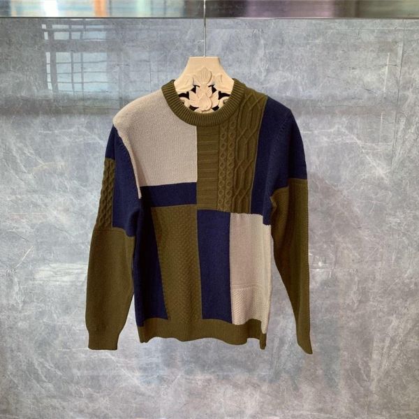 men's sweaters fashion men pullover mixed color knitting warm korean style contrast casual autumn winter man clothing, White;black
men's sweaters fashion men pullover mixed color knitting warm korean style contrast casual autumn winter man clothing, White;black