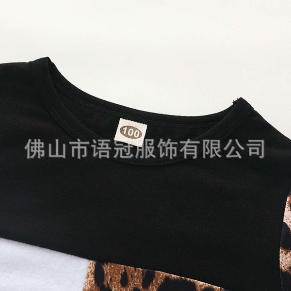 summer ins style suit new baby girls' spring leopard print t-shirt fashion children's wear
summer ins style suit new baby girls' spring leopard print t-shirt fashion children's wear