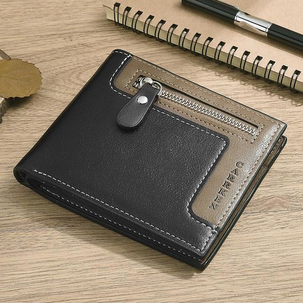 wallets 2021 fashion men bifold wallet id card holder coin purse pockets clutch with zipper bag gift, Red;black
wallets 2021 fashion men bifold wallet id card holder coin purse pockets clutch with zipper bag gift, Red;black