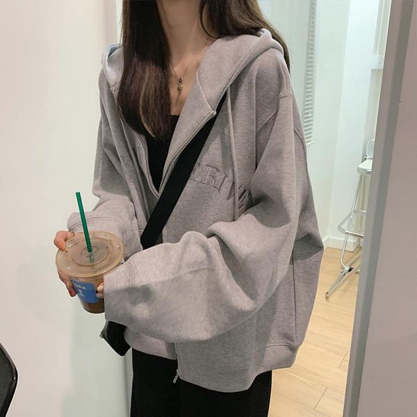women's jackets autumn/winter hong kong style chic sweater 2021 loose korean trendy ins idle thin cardigan jacket, Black;brown
women's jackets autumn/winter hong kong style chic sweater 2021 loose korean trendy ins idle thin cardigan jacket, Black;brown