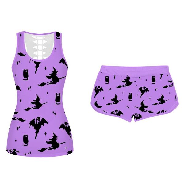 women's tracksuits women tank two piece set halloween costume pumpkins print shorts sets sleeveless gym workout vest fitness 2, Gray
women's tracksuits women tank two piece set halloween costume pumpkins print shorts sets sleeveless gym workout vest fitness 2, Gray