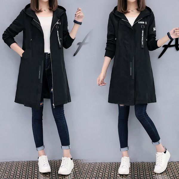 women's trench coats jacket 2021 autumn designer chaqueta mujer uniform plus size slim baseball clothes k harajuku long windbreaker, Tan;black
women's trench coats jacket 2021 autumn designer chaqueta mujer uniform plus size slim baseball clothes k harajuku long windbreaker, Tan;black