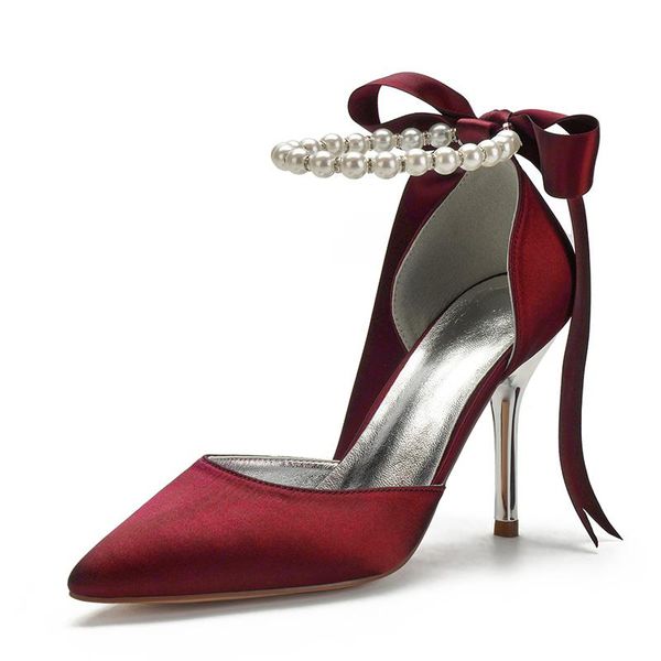 dress shoes marhermoso womens pumps pointed toe with pearl ankle strap wedding female high heels sapatos das mulheres, Black
dress shoes marhermoso womens pumps pointed toe with pearl ankle strap wedding female high heels sapatos das mulheres, Black