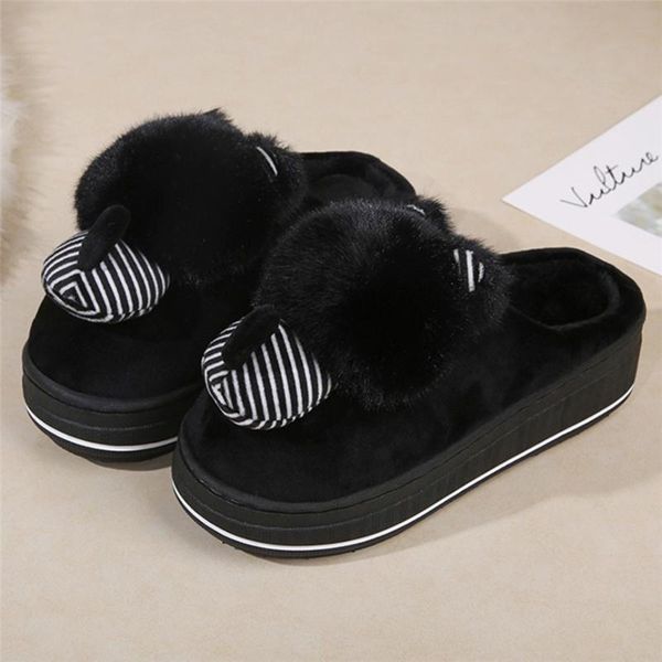 slippers snow women's house anti-skid sole indoor casual shoes flock short plush home non-slip soles basic d3, Black
slippers snow women's house anti-skid sole indoor casual shoes flock short plush home non-slip soles basic d3, Black