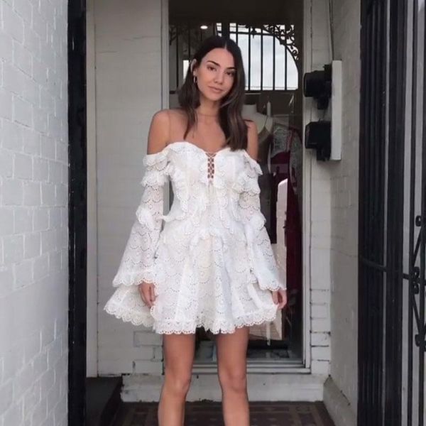 casual dresses 2021 elegant long sleeve off shoulder slim a-line white dress, Black;gray
casual dresses 2021 elegant long sleeve off shoulder slim a-line white dress, Black;gray