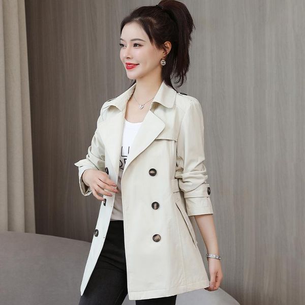 women's trench coats ftlzz spring autumn women casual double breasted long sleeve office lady turn-down collar solid short jacket coat, Tan;black
women's trench coats ftlzz spring autumn women casual double breasted long sleeve office lady turn-down collar solid short jacket coat, Tan;black