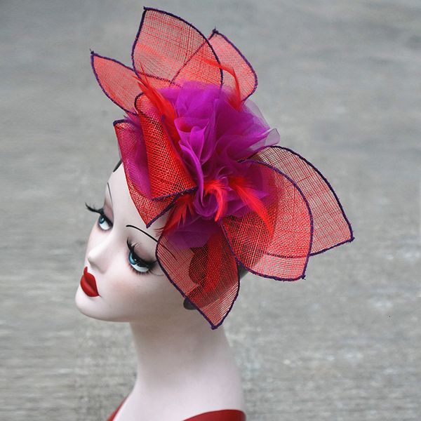 2021 new sinamay fascinator red feather women headwear kentucky derby race cocktail wedding party church headbands lady hats pbtx, Blue;gray
2021 new sinamay fascinator red feather women headwear kentucky derby race cocktail wedding party church headbands lady hats pbtx, Blue;gray