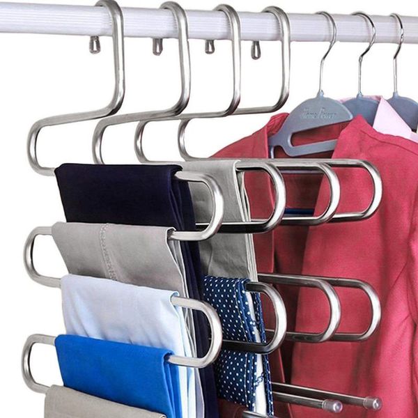 hangers & racks multifunction clothes hanger for storage shelves stainless steel pant rack wardrobe organizer
hangers & racks multifunction clothes hanger for storage shelves stainless steel pant rack wardrobe organizer