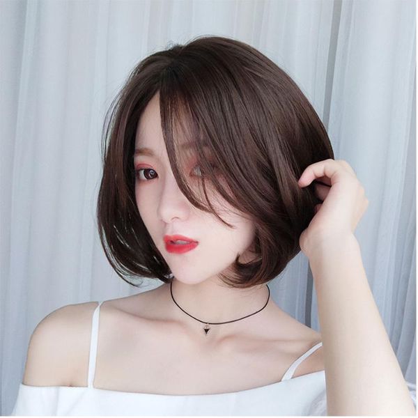 synthetic wigs shrot fake bob for black women hair middle age female natural brown curly wig false mumupi 
synthetic wigs shrot fake bob for black women hair middle age female natural brown curly wig false mumupi