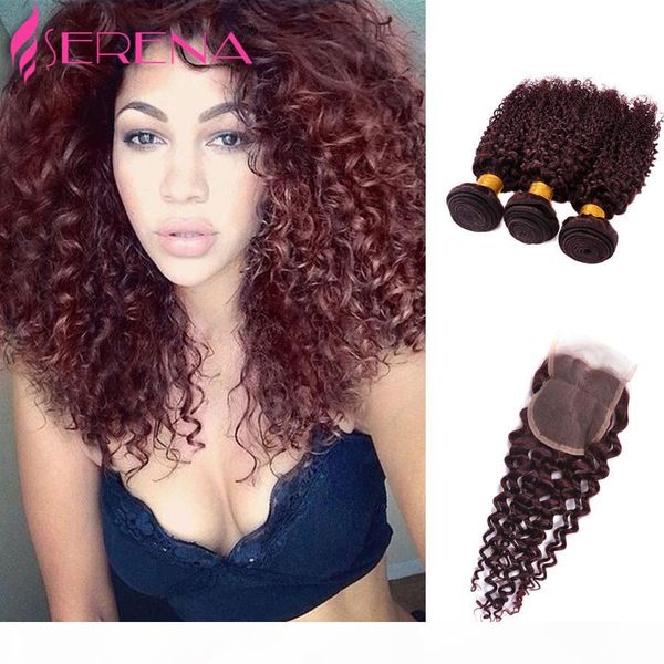 7a brazilian virgin hair with closure bundles with closure afro kinky curly virgin hair #99j curly brazilian hair extensions, Black;brown
7a brazilian virgin hair with closure bundles with closure afro kinky curly virgin hair #99j curly brazilian hair extensions, Black;brown