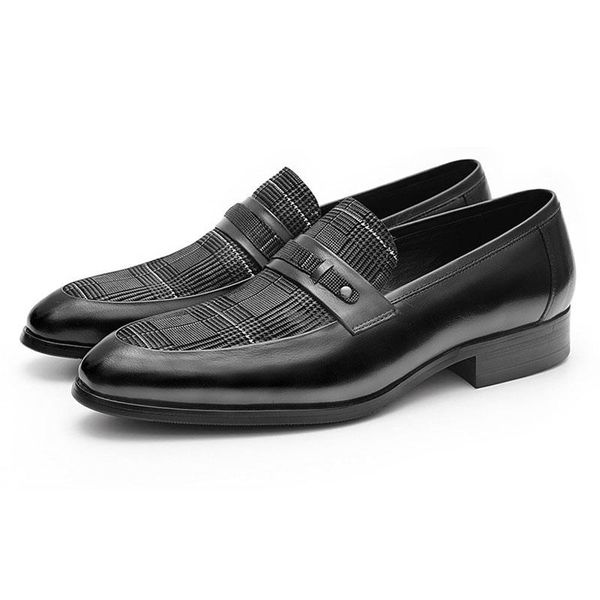dress shoes fashion genuine leather men scottish plaid pointed toe oxfords for luxury office formal c48, Black
dress shoes fashion genuine leather men scottish plaid pointed toe oxfords for luxury office formal c48, Black