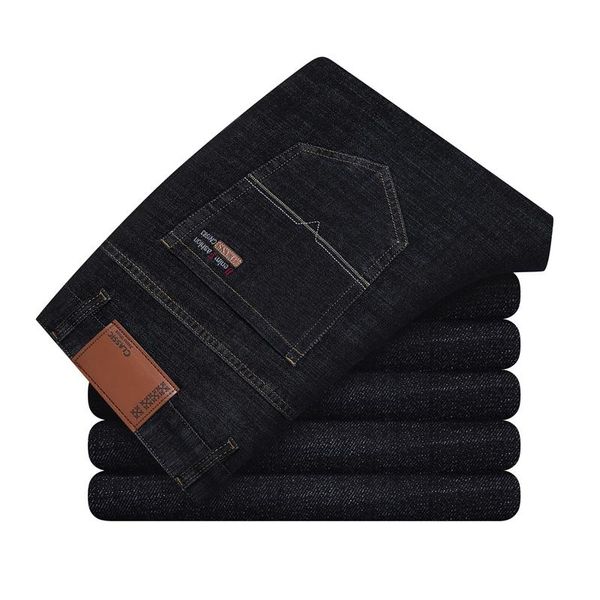 men's jeans autumn regular fit black blue classic style business casual stretch denim brand pants male jean trousers
men's jeans autumn regular fit black blue classic style business casual stretch denim brand pants male jean trousers