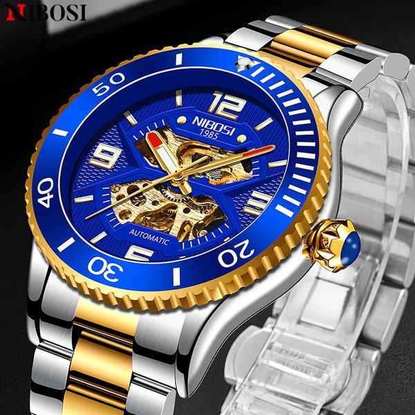 nibosi skeleton hollow automatische mechanische horloges alle stalen saffierglas waterdicht lichtgevende heren 2021, Slivery;brown
nibosi skeleton hollow automatische mechanische horloges alle stalen saffierglas waterdicht lichtgevende heren 2021, Slivery;brown