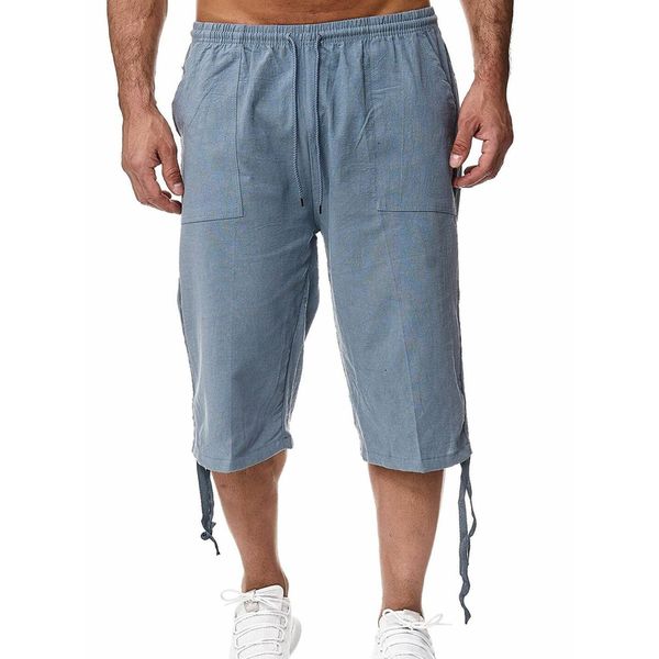 men casual combat cargo shorts 3/4 sport beach elastic waist safari style broek ons, White;black
men casual combat cargo shorts 3/4 sport beach elastic waist safari style broek ons, White;black