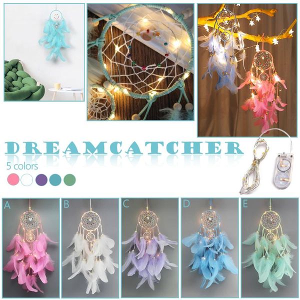 decorative objects & figurines glowing dream catcher with string lights home room decoration wrapped light feather girl style dreamcatcher h
decorative objects & figurines glowing dream catcher with string lights home room decoration wrapped light feather girl style dreamcatcher h