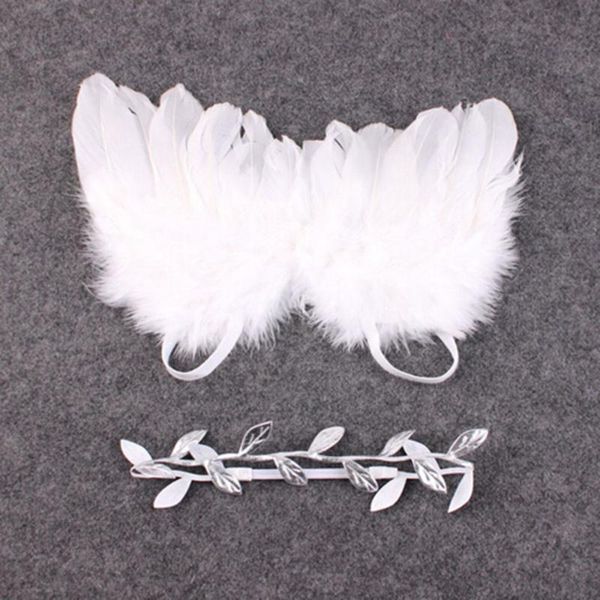 hair accessories 2021 born baby fashion angel wings leaf band po set pography props infant boy girl age growth memorial, Slivery;white
hair accessories 2021 born baby fashion angel wings leaf band po set pography props infant boy girl age growth memorial, Slivery;white