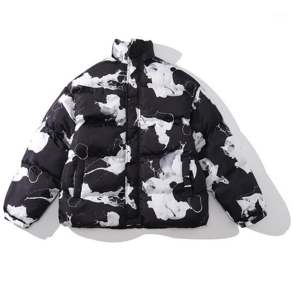 men's jackets 2021 men streetwear harajuku parka jacket hip hop painting print padded puffer coat winter fashion thick warm goth down, Black;brown
men's jackets 2021 men streetwear harajuku parka jacket hip hop painting print padded puffer coat winter fashion thick warm goth down, Black;brown