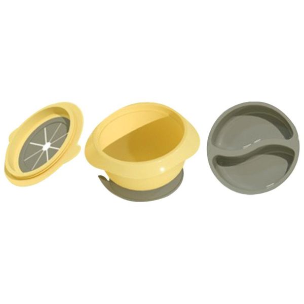 1pc kids dinner plate with compartments baby dining tray training meal bowl (yellow)
1pc kids dinner plate with compartments baby dining tray training meal bowl (yellow)