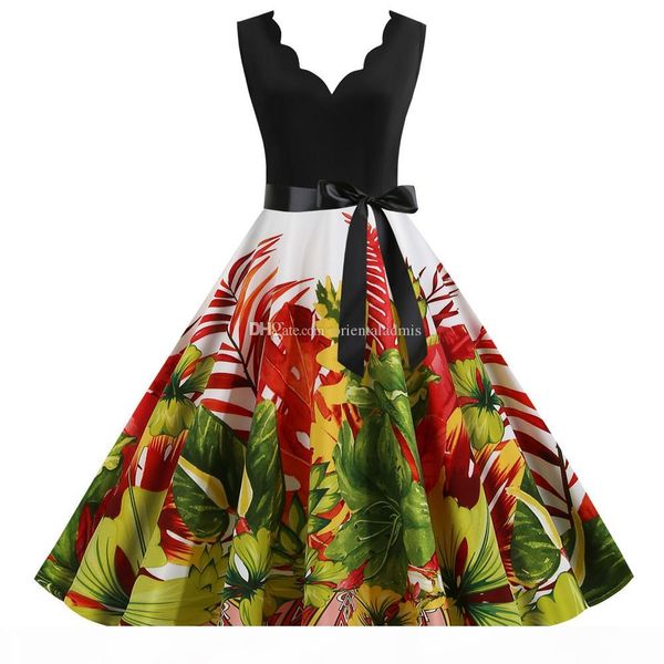 #jy14701 wholesale ladies summer clothing flora digital printing v-neck sleeveless back zipper women's causal party dresses, Black;gray 
#jy14701 wholesale ladies summer clothing flora digital printing v-neck sleeveless back zipper women's causal party dresses, Black;gray